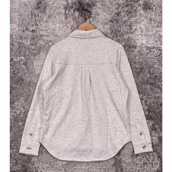 New Travis Mathew Jacket Small Womens Cloud Shacket Gray Fleece - Picture 3 of 8